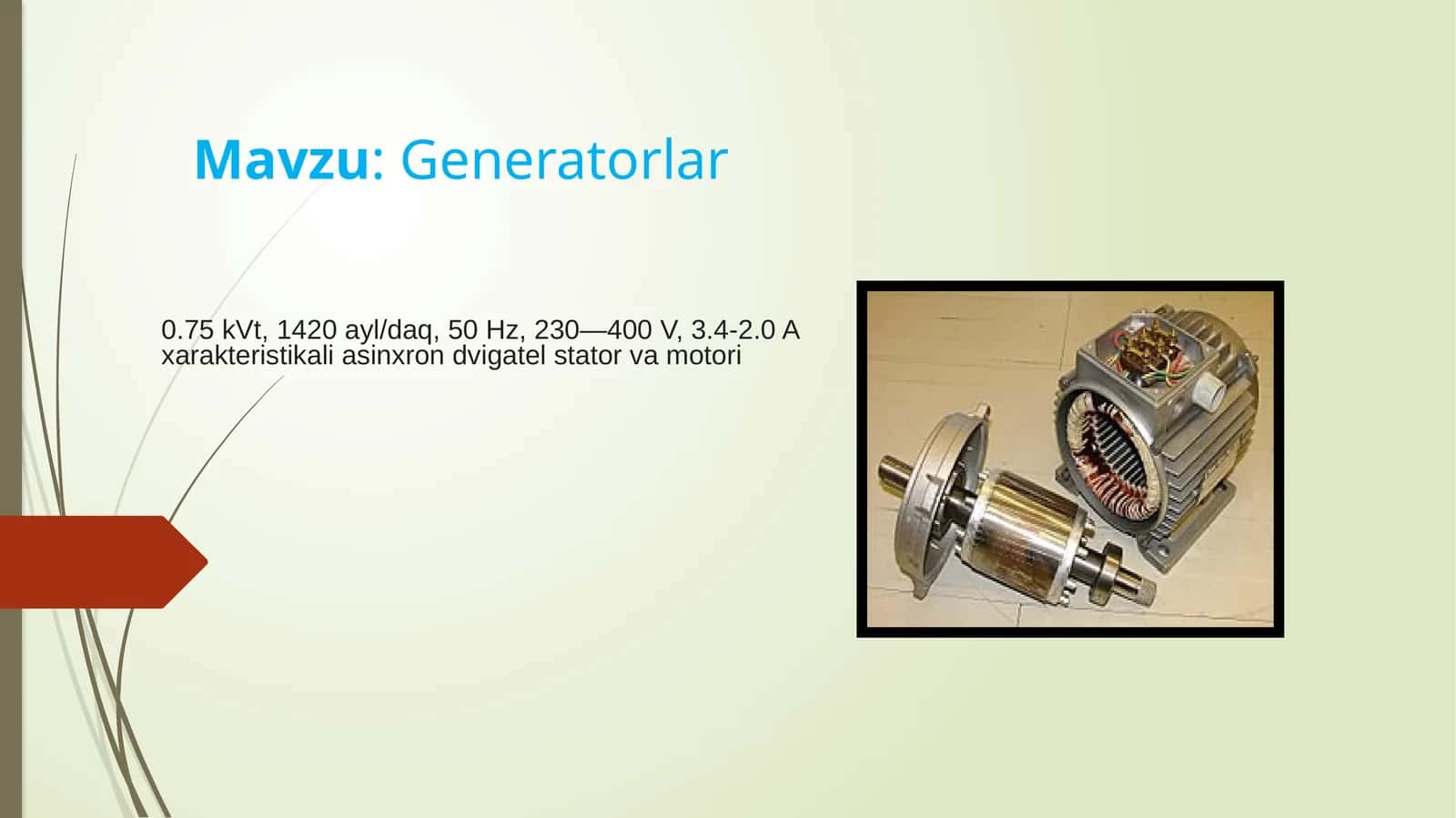 Generatorlar
