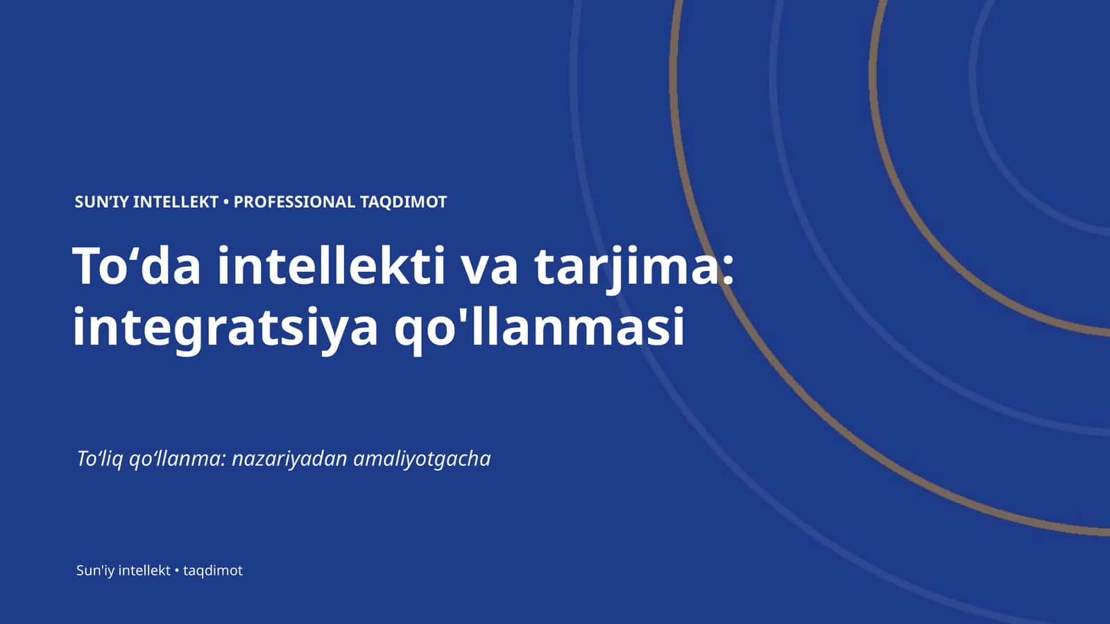 PROFESSIONAL TAQDIMOT