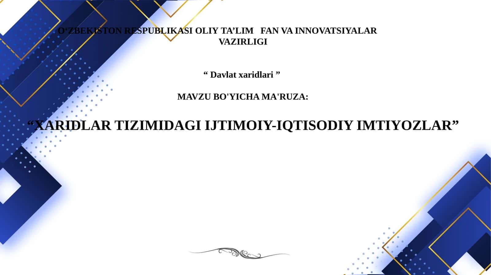 Davlat xaridlari tizimi