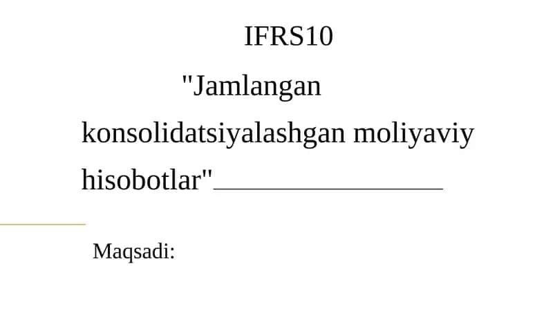 IFRS10