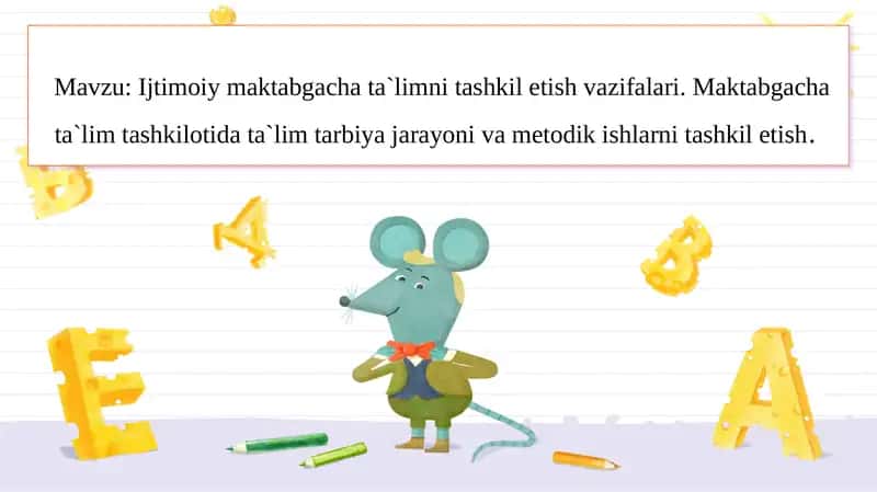 Maktabgacha ta'lim tashkiloti