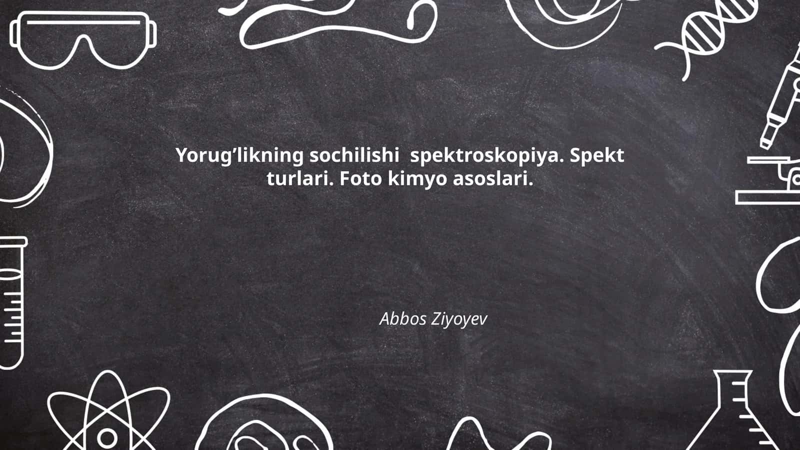 Yorug’likning sochilishi spektroskopiya