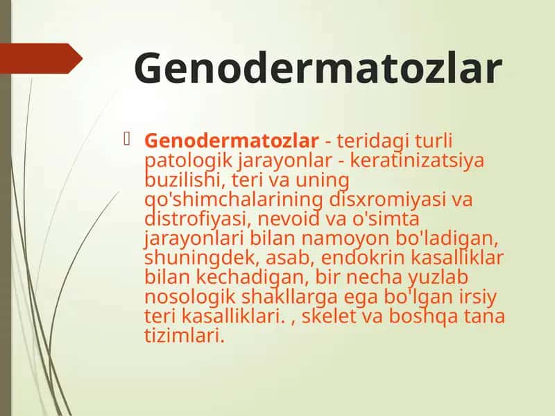 Genodermatozlar