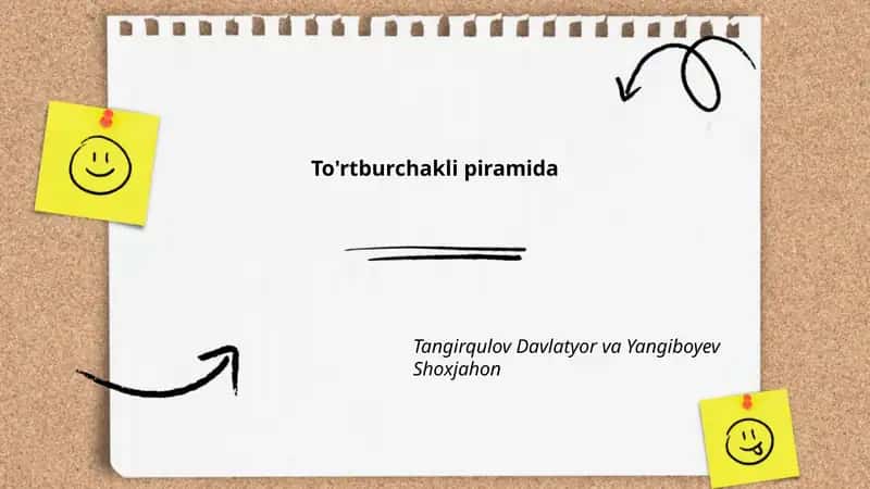 To'rtburchakli piramida