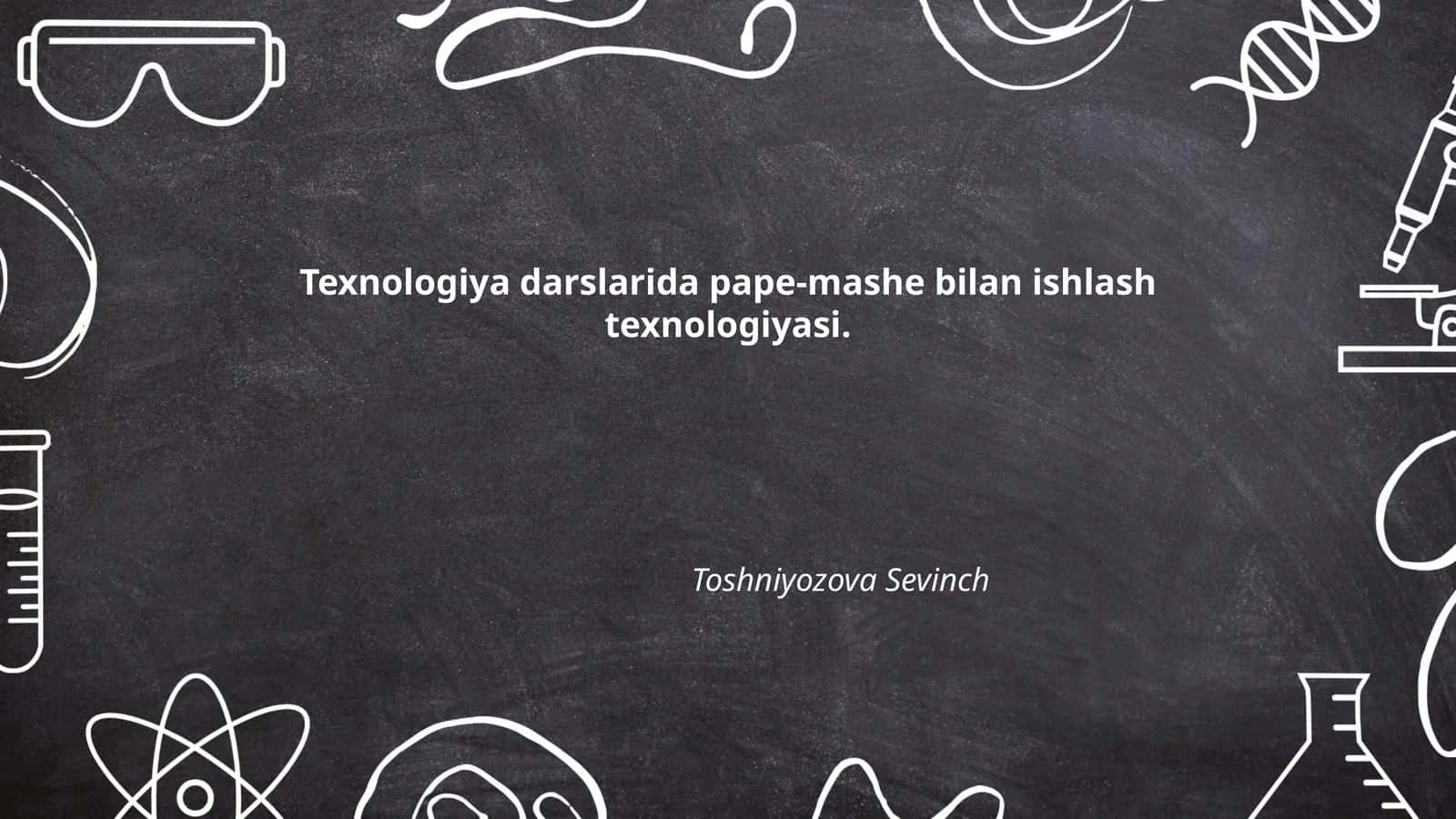Papier-mache asoslari