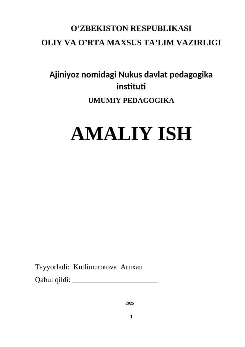 Kommunikativ malaka va pedagogik ta’sir ko‘rsatish