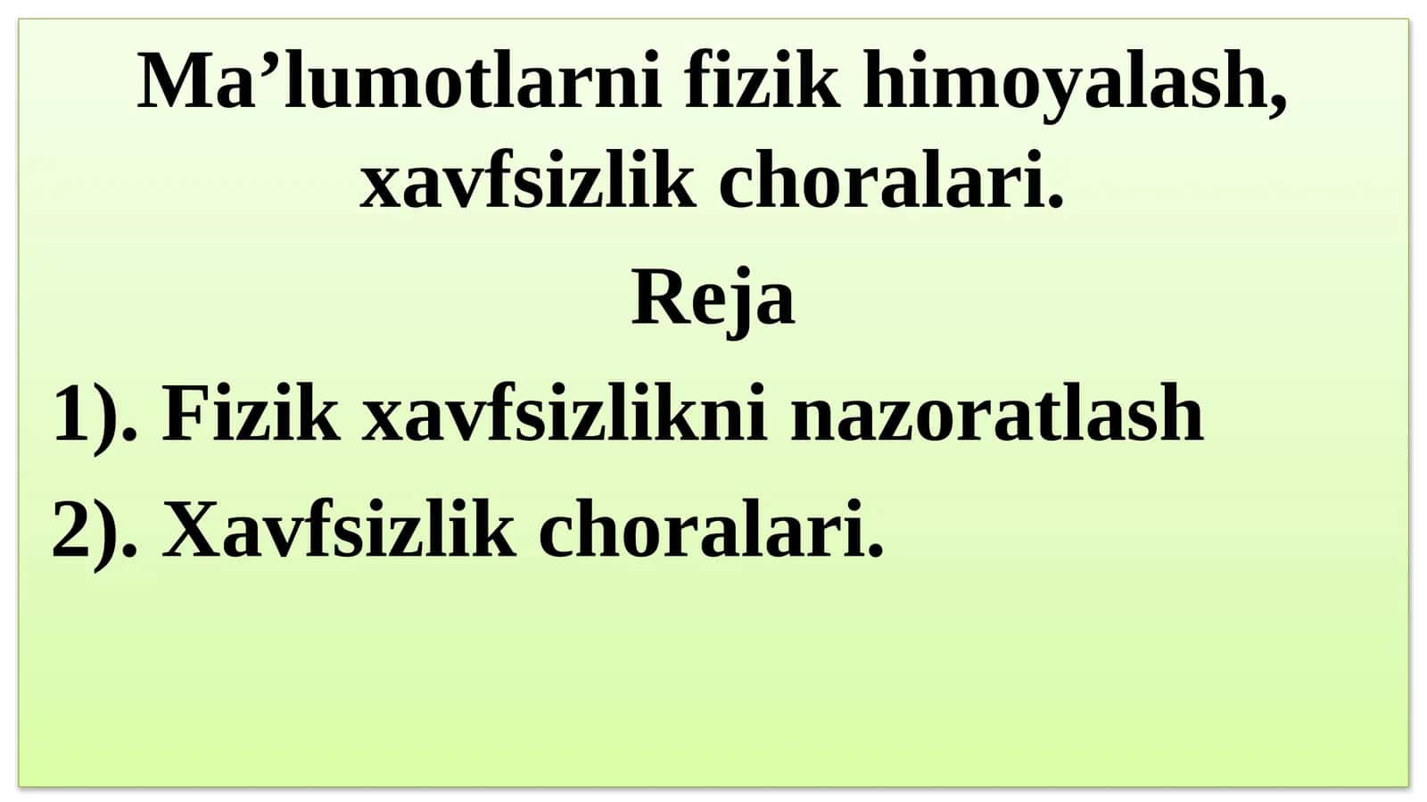 Fizik va Kimyo