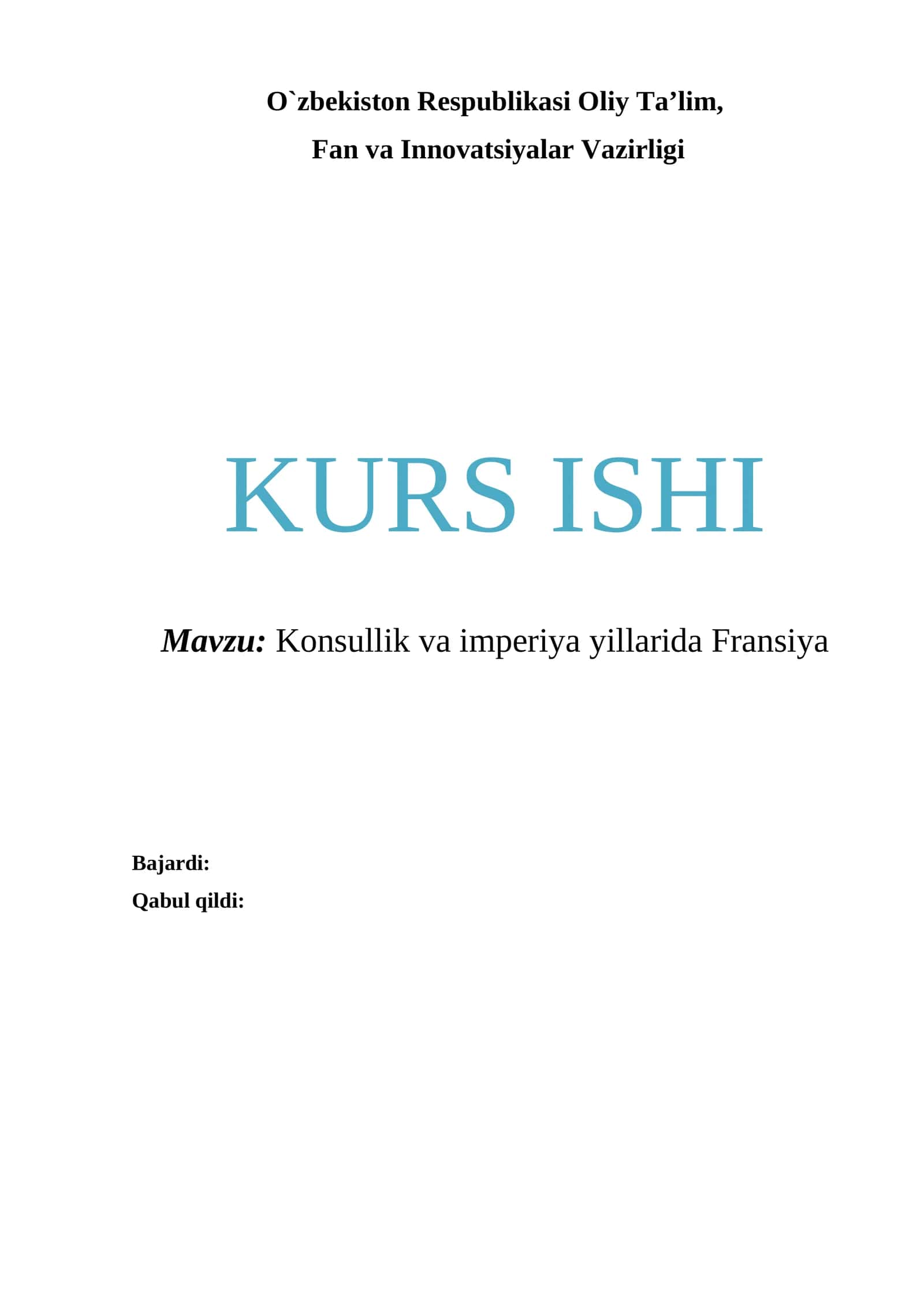 Konsullik va imperiya yillarida Fransiya