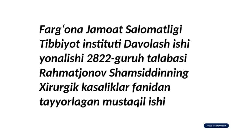 Oshqozon osti bezi kista va oqmalari