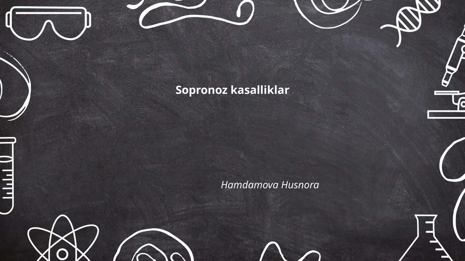 Sopronoz kasalliklar