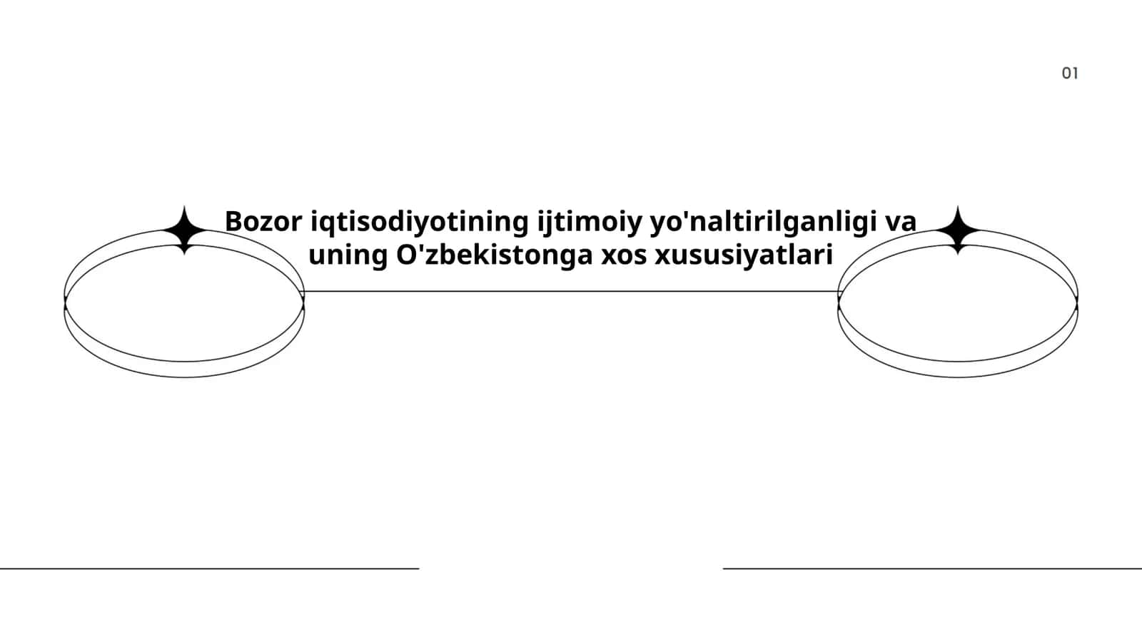 Bozor iqtisodiyotining asosiy tushunchalari