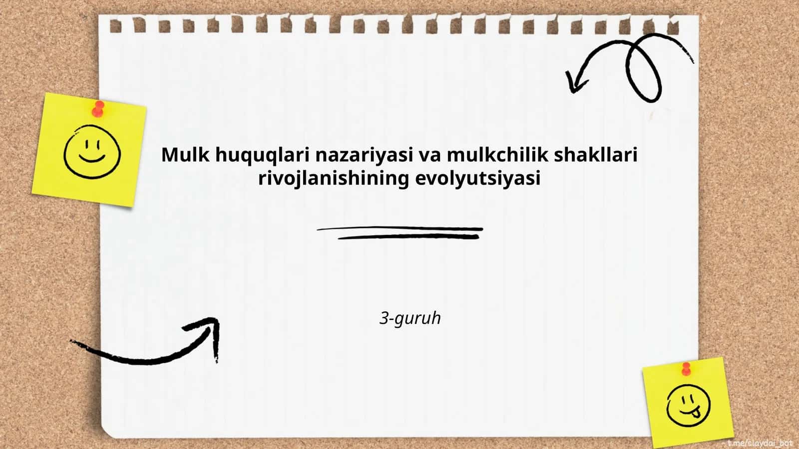 Mulk huquqlari rivojlanishining tarixiy asoslari