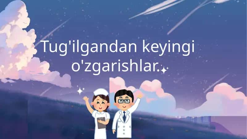 Yurak qon tomir tizimidagi o'zgarishlar
