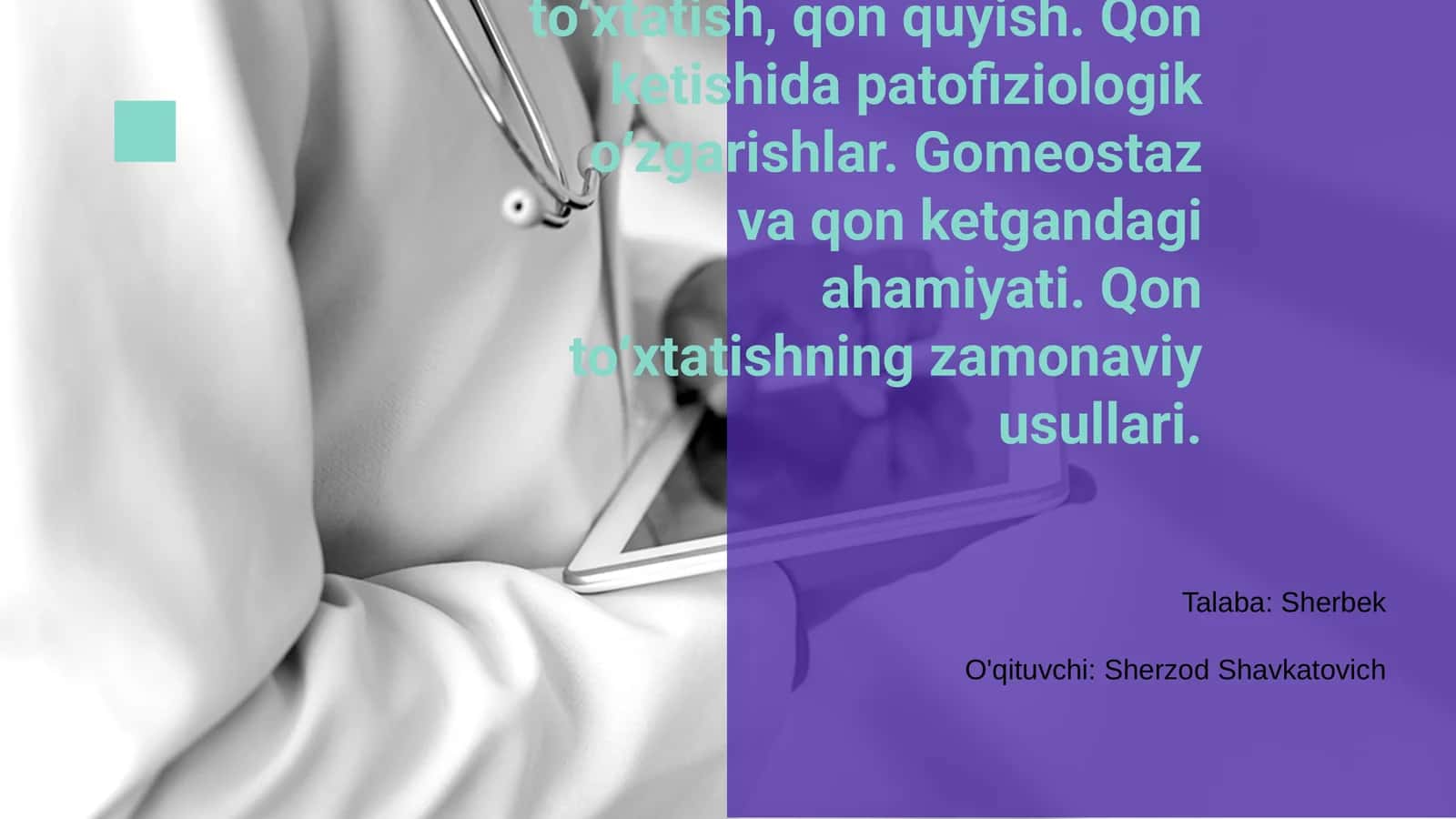 Qon ketish jarayoni