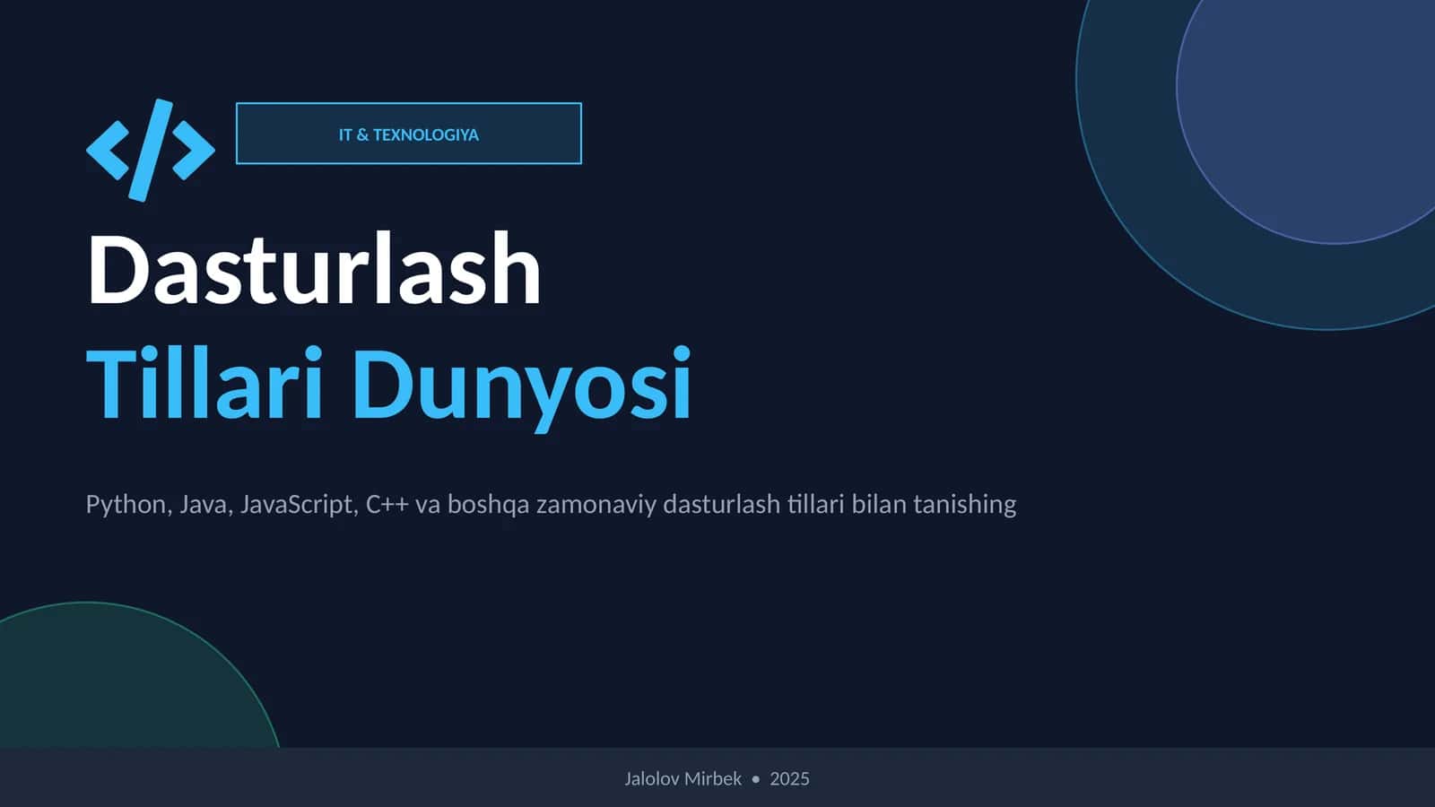Dastur Tillari Dunyosi