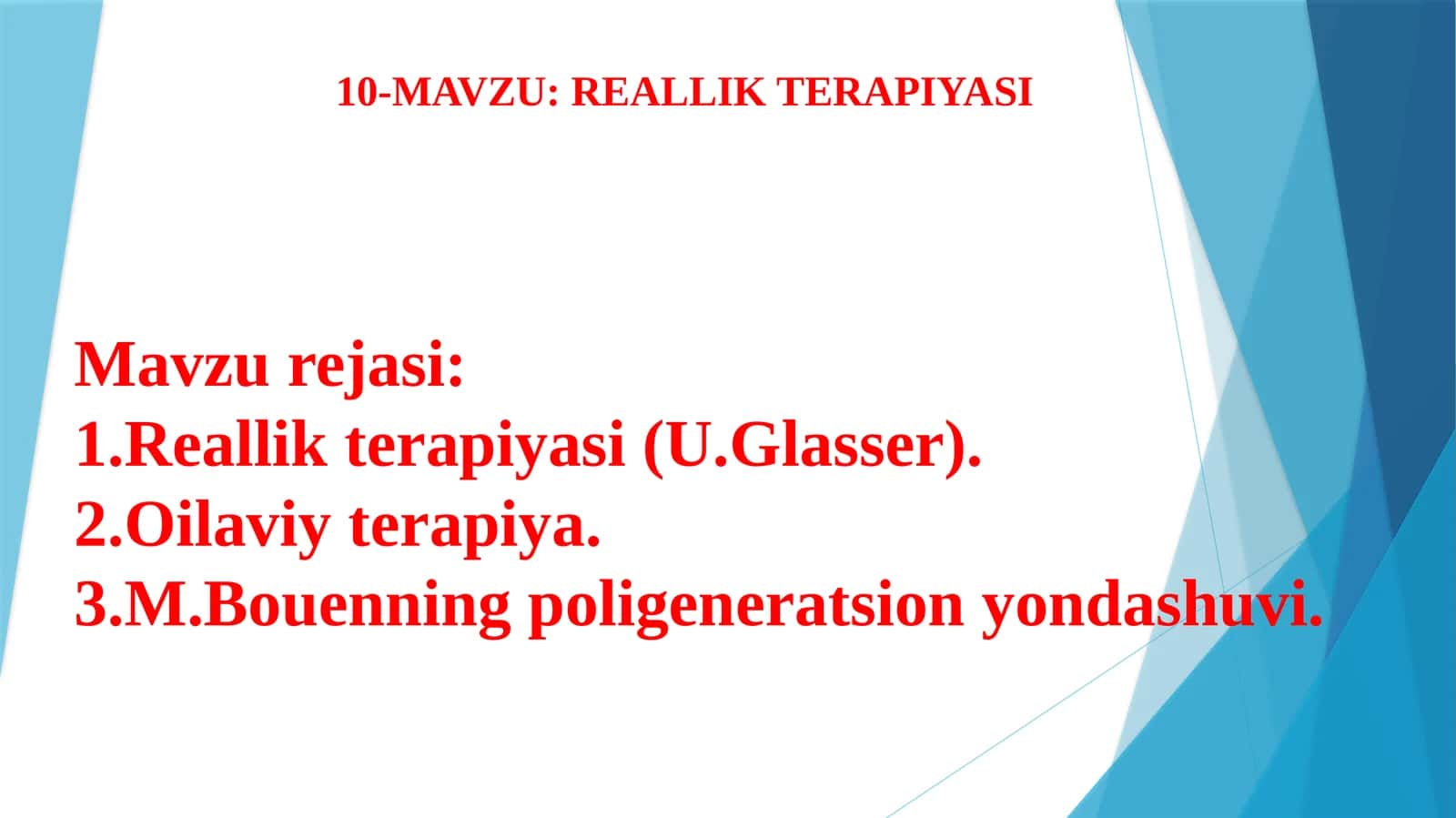 REALLIK TERAPIYASI