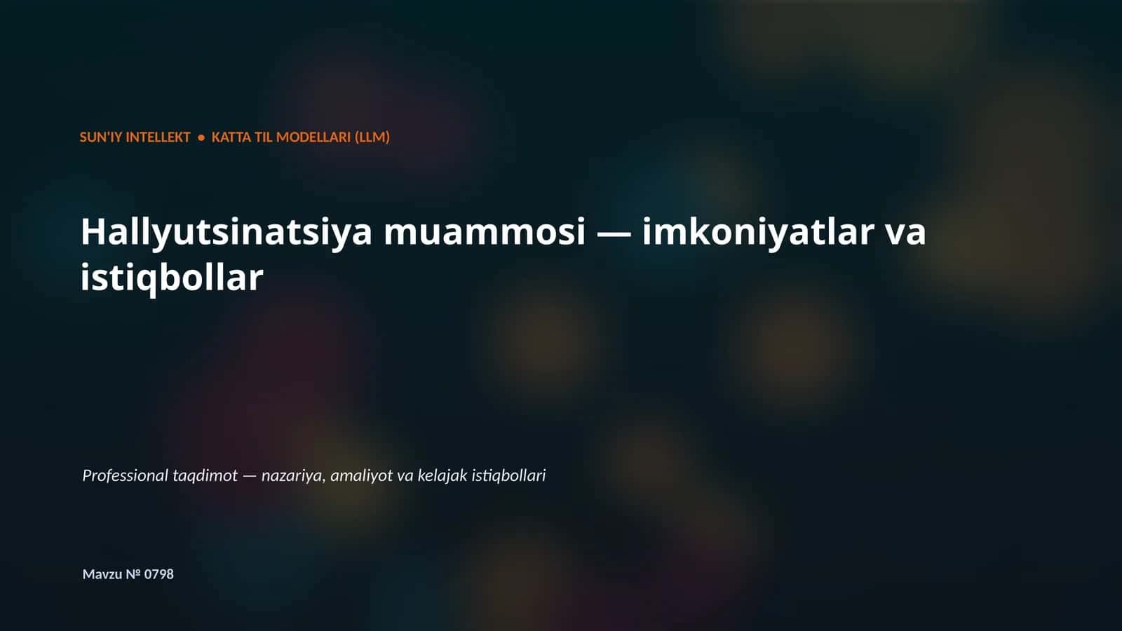Katta til modellari — ulkan matn massivlarida