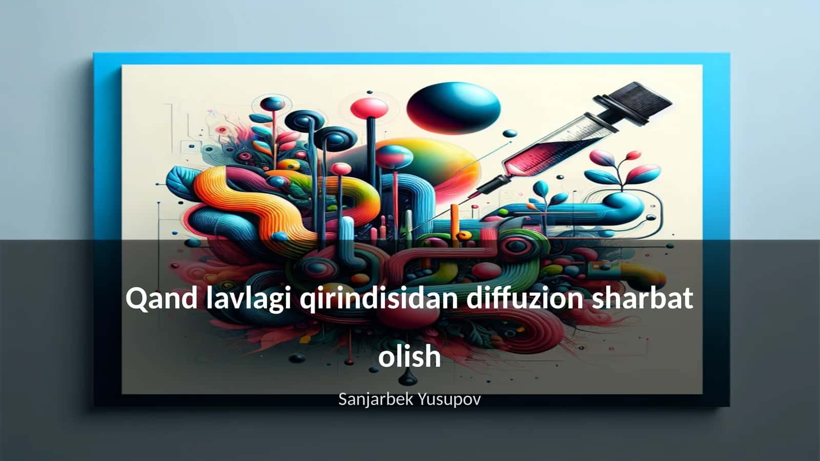 Qand lavlagi qirindisidan diffuzion sharbat olish