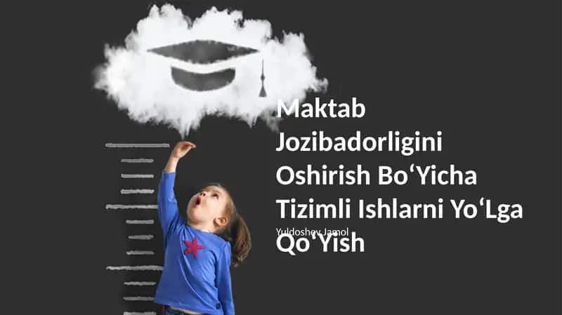 Maktab Jozibadorligini Oshirish Bo‘Yicha Tizimli Ishlar