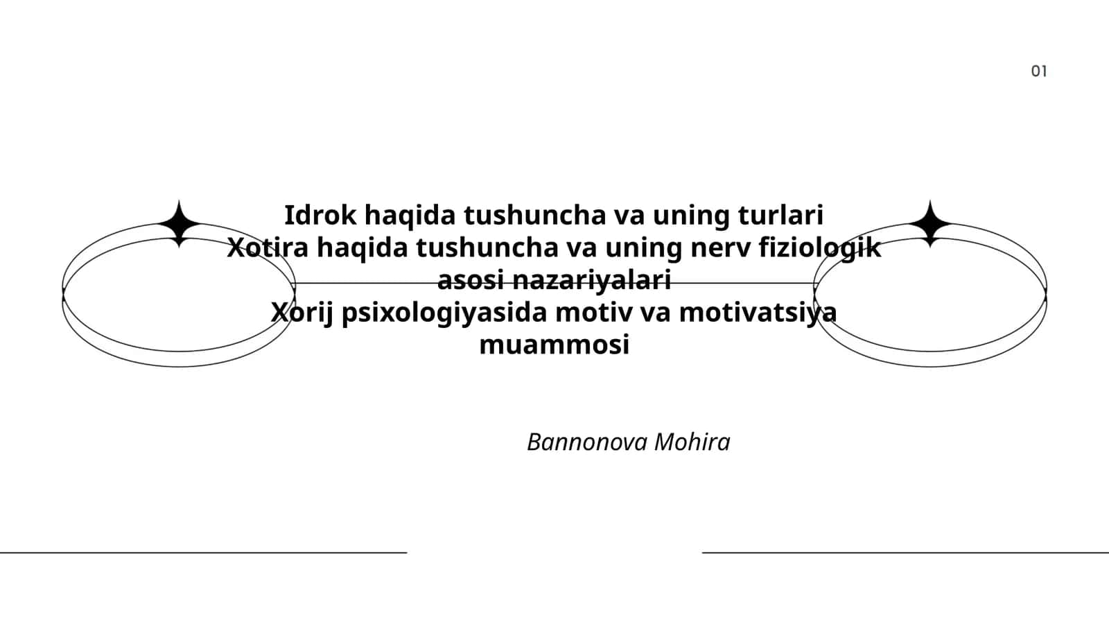 Idrok haqida tushuncha va uning turlari