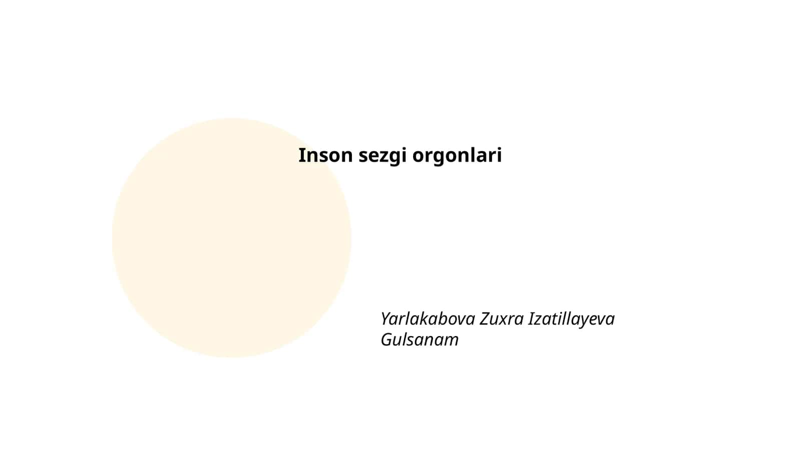 Inson sezgi orgonlari