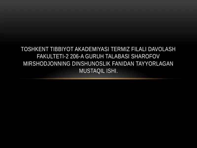 Muxtasar islom tarixi risolasi