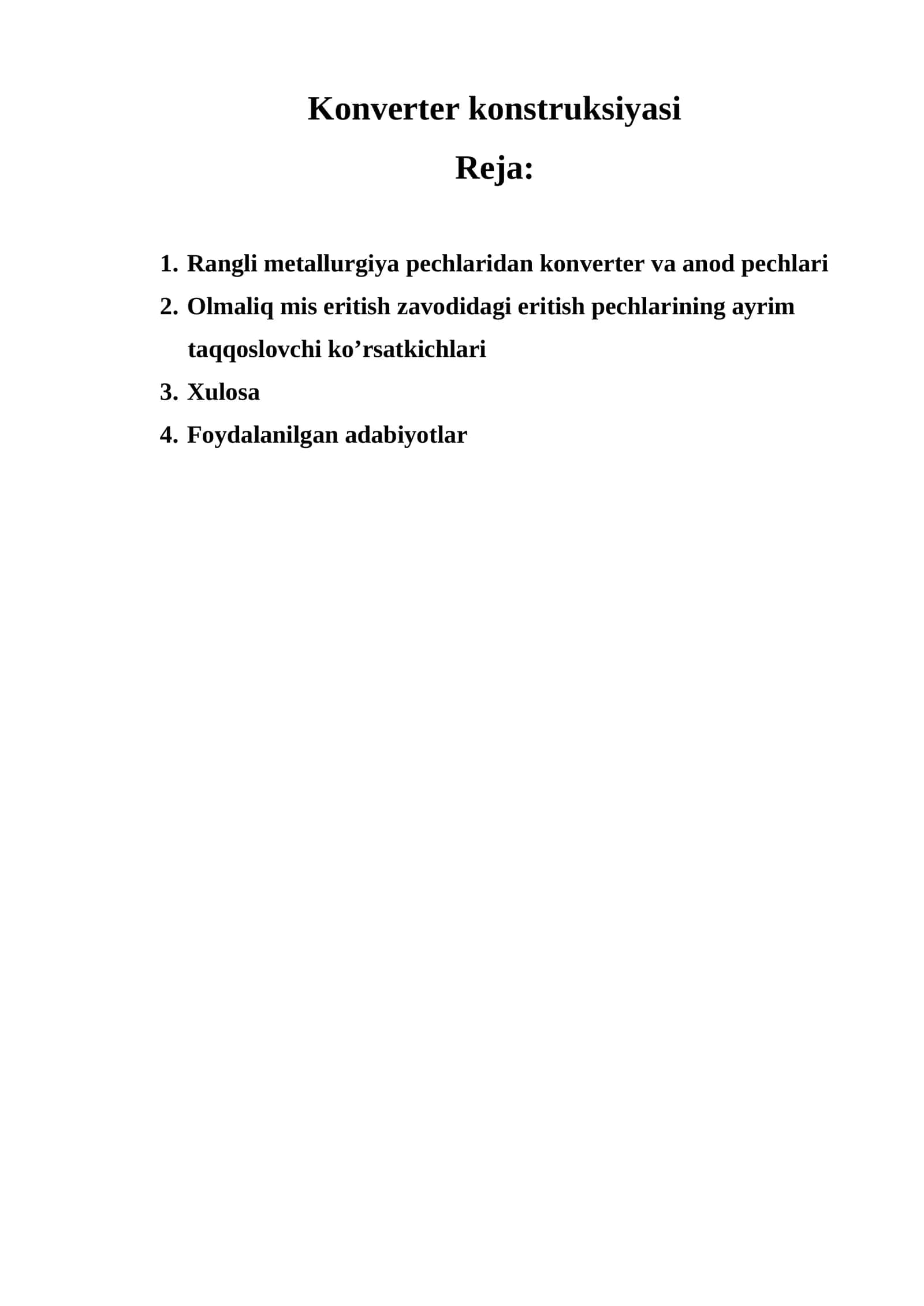 Konverter konstruksiyasi