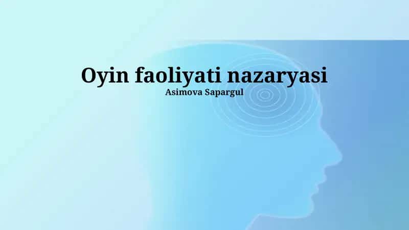 Faollik Nazariyasi va Amaliy Qo'llanilishi