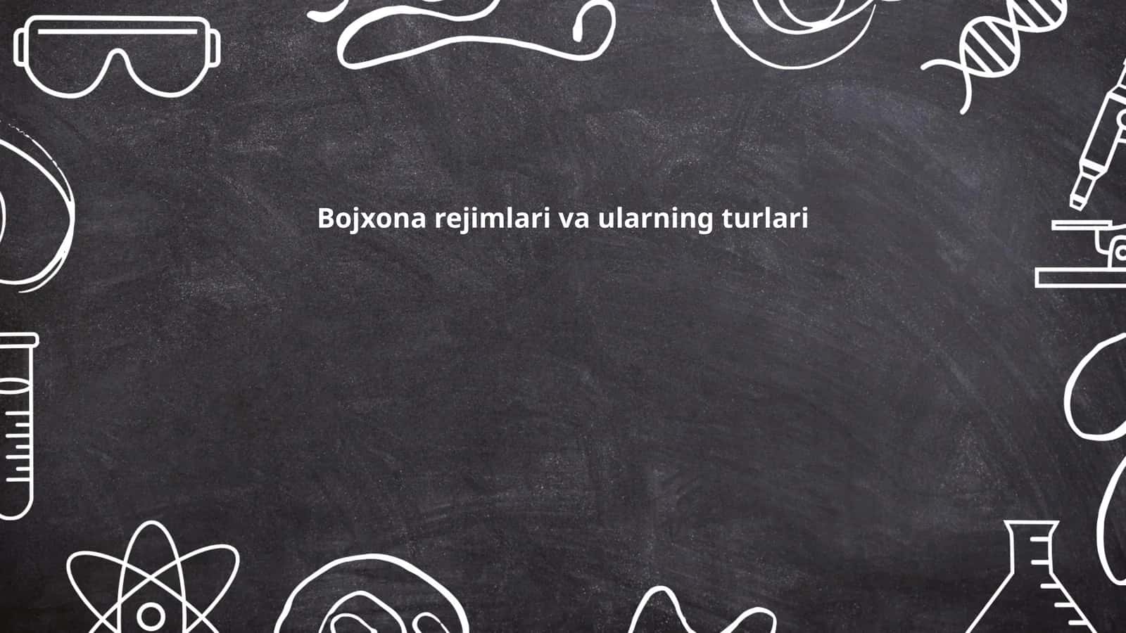 Bojxona rejimlari va ularning turlari