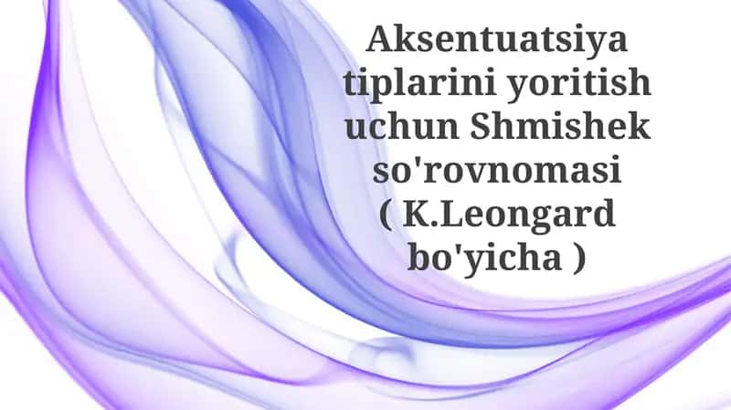 Shmishek Savolnomasi