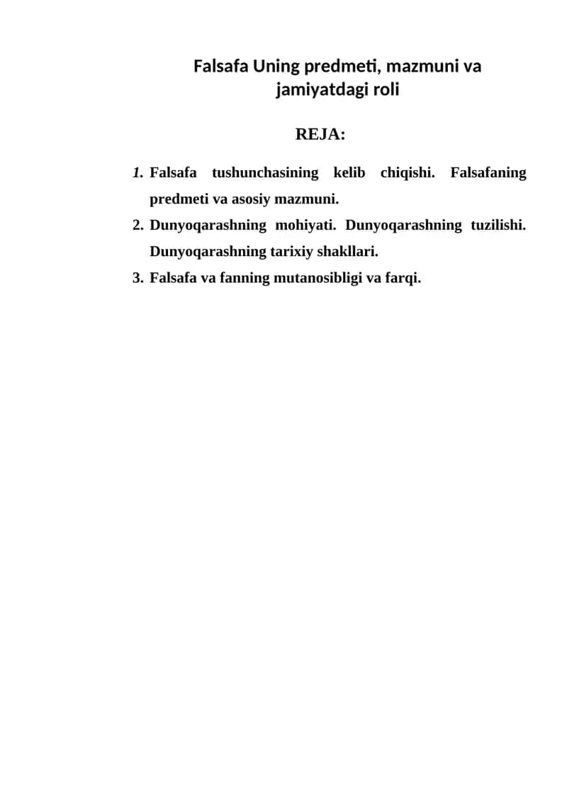 Falsafa