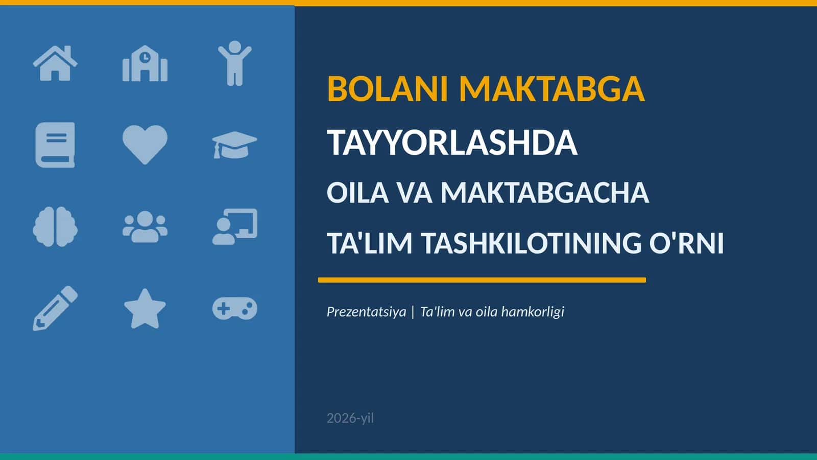 Maktabga Tayyorgarlik