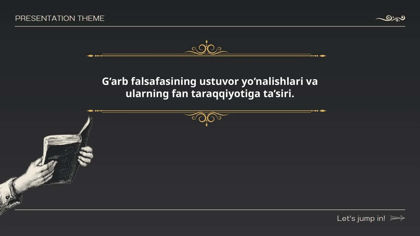 G‘arb falsafasining ustuvor yo‘nalishlari va ularning fan taraqqiyotiga ta’siri