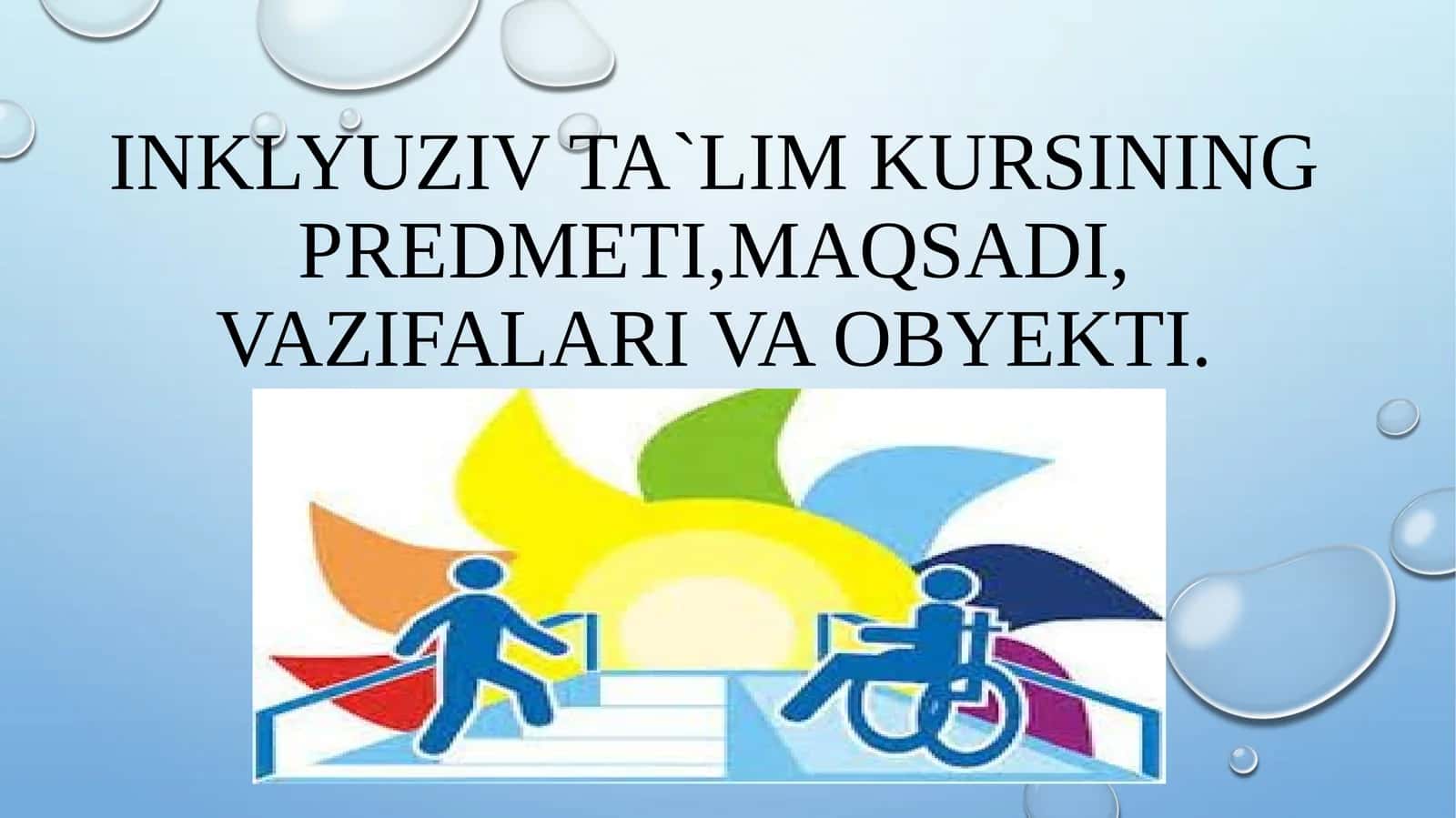 Inklyuzivta`lim kursi