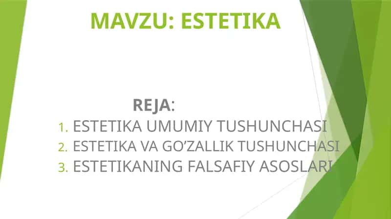 ESTETIKA