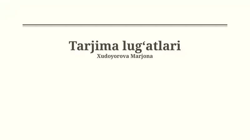 Elektron lug'atlar