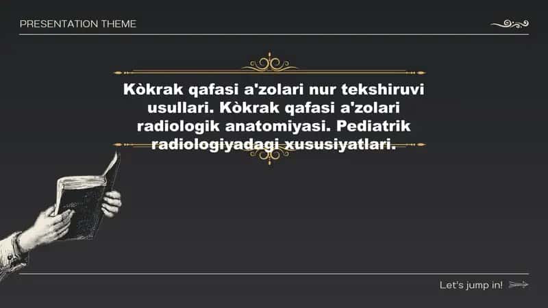 Pediatrik radiologiya fanidan tayyorlagan mustaqil ishi