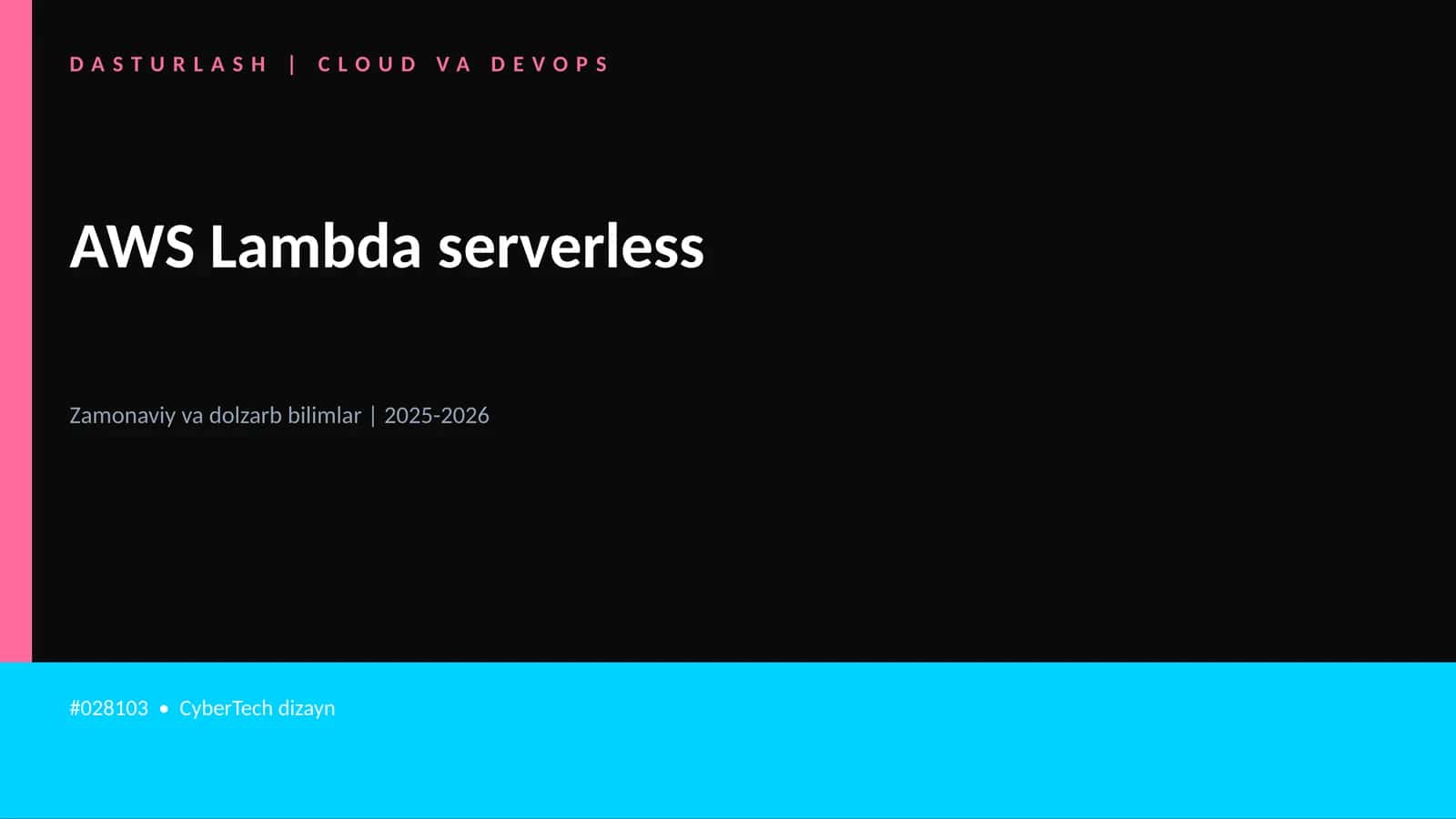 AWS Lambda serverless