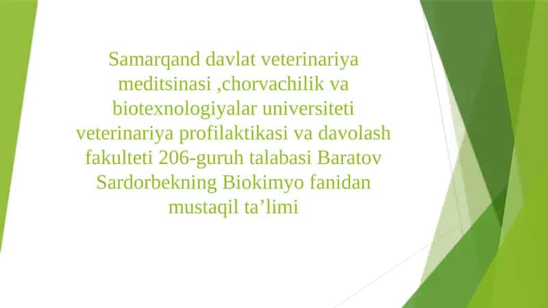 Fermentlarning hujayra ichidagi roʻli