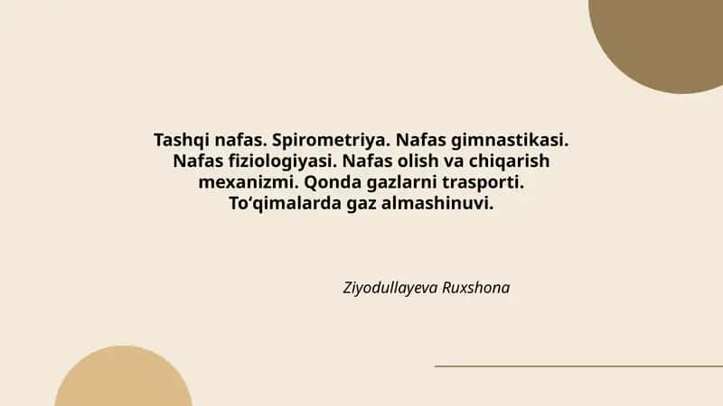 Spirometriya
