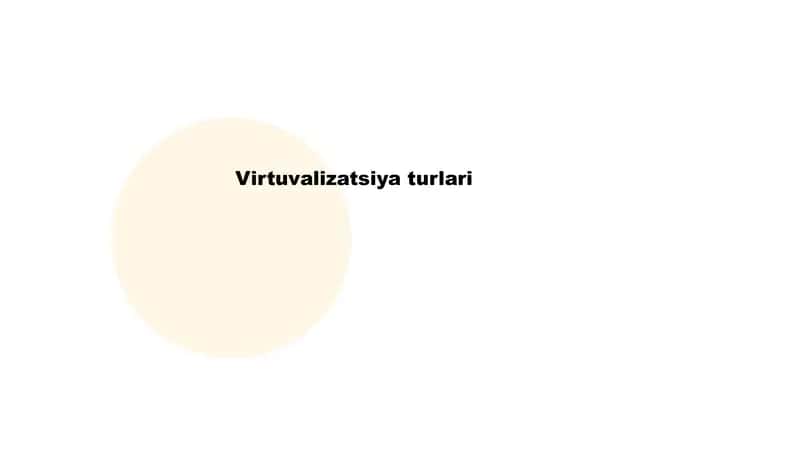 Tizim virtualizatsiyasi