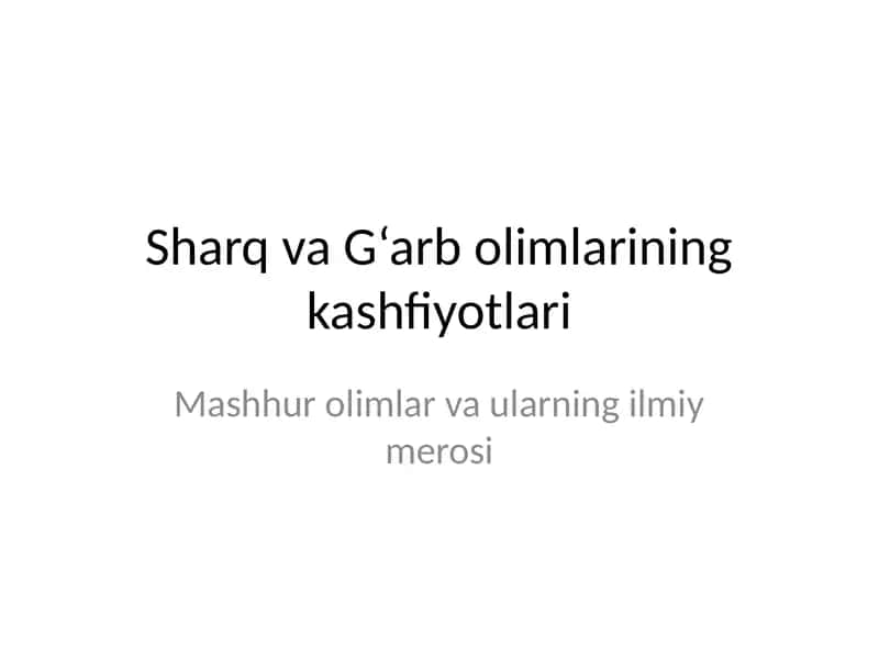 Ibn Sino Tibbiyot Ensiklopediyasi - "Tib qonunlari"