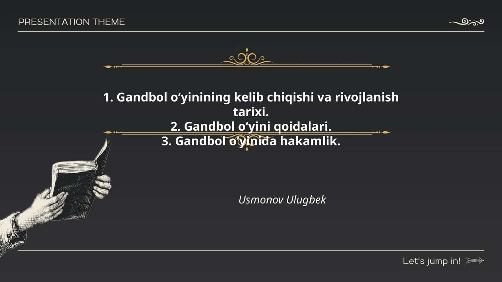 Gandbolning Tarixi