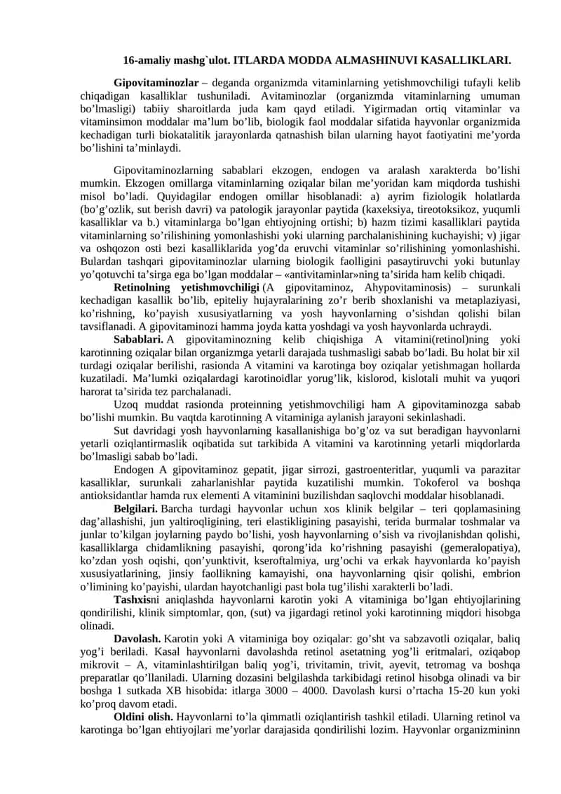 ITLARDA MODDA ALMASHINUVI KASALLIKLARI