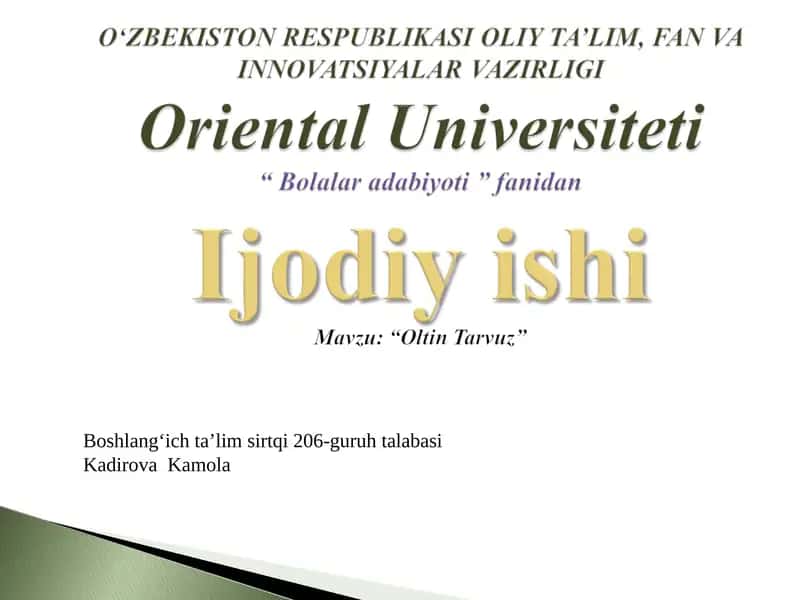 Oppog’oy va yetti ginom
