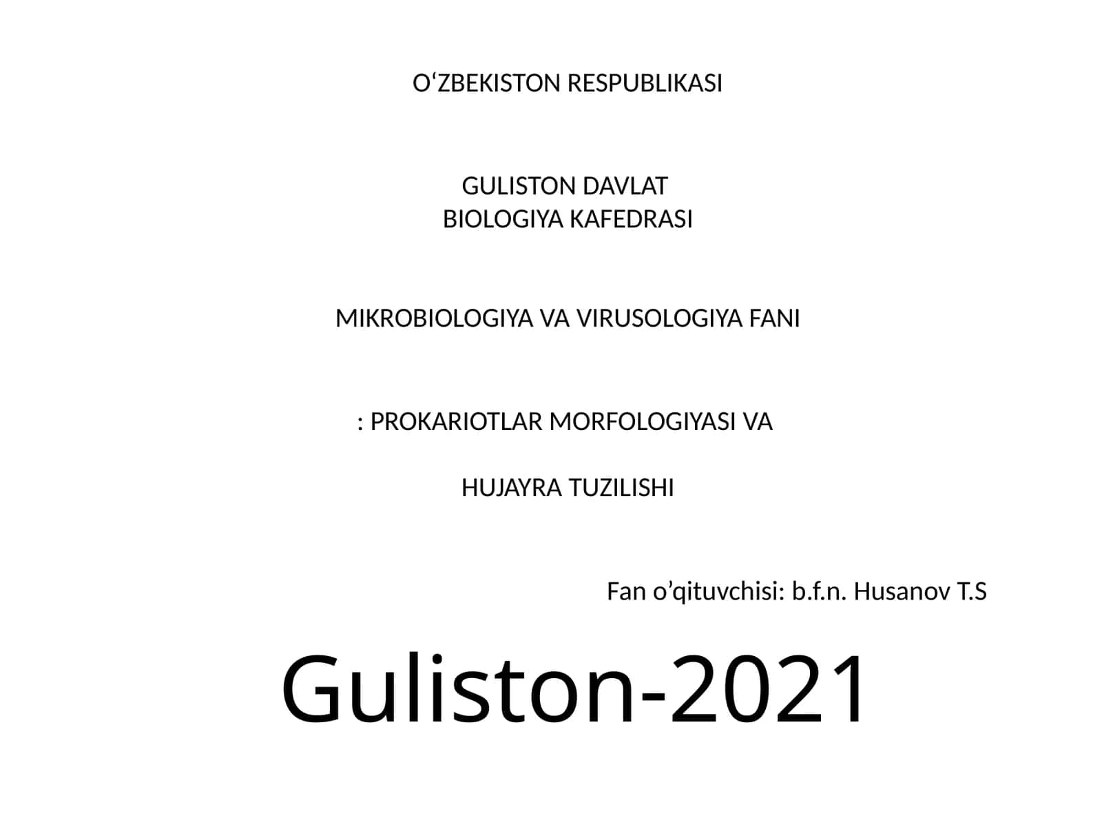 Guliston-2021
