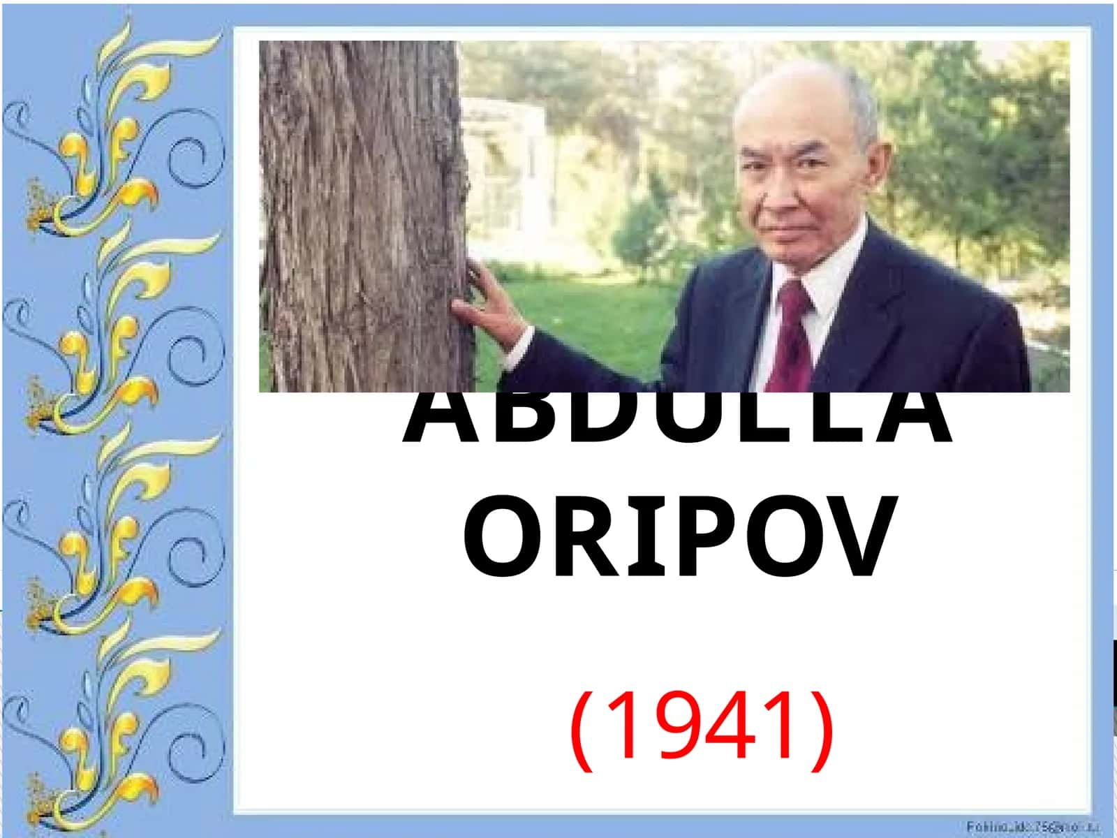 ABDULLA ORIPOV