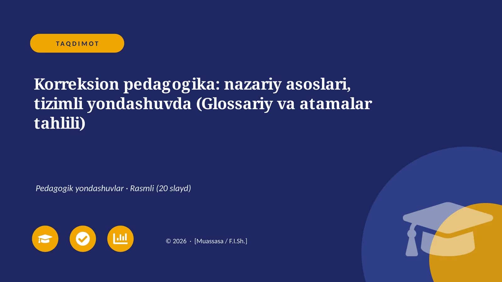 Korreksion pedagogika: nazariy asoslari, tizimli yondashuvda (Glossariy va atamalar tahlili)