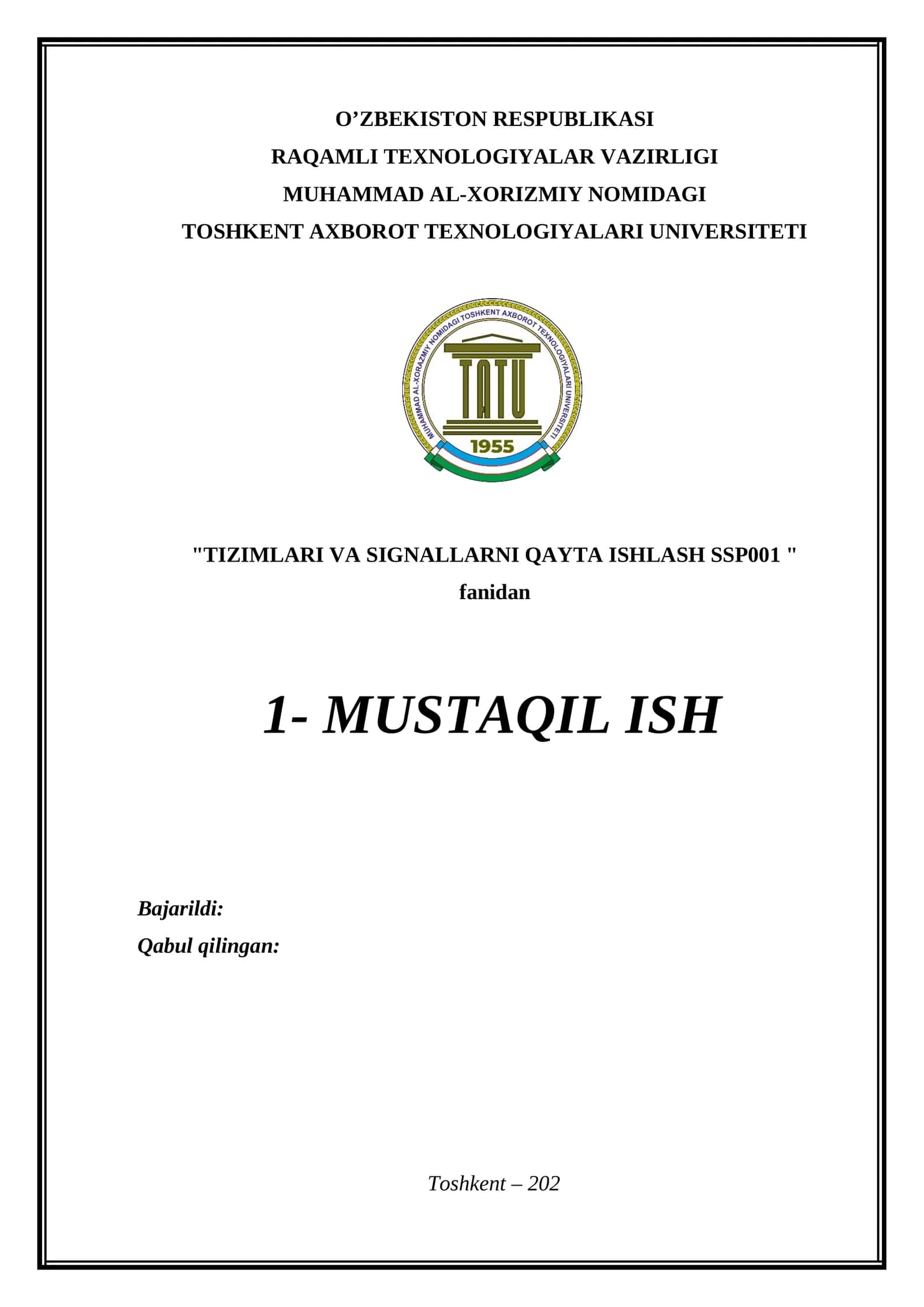 Signal protsessorlari arxitekturasining texnik parametrlari va optimallashtirish usullarining texnik parametrlari va optimallashtirish usullari.