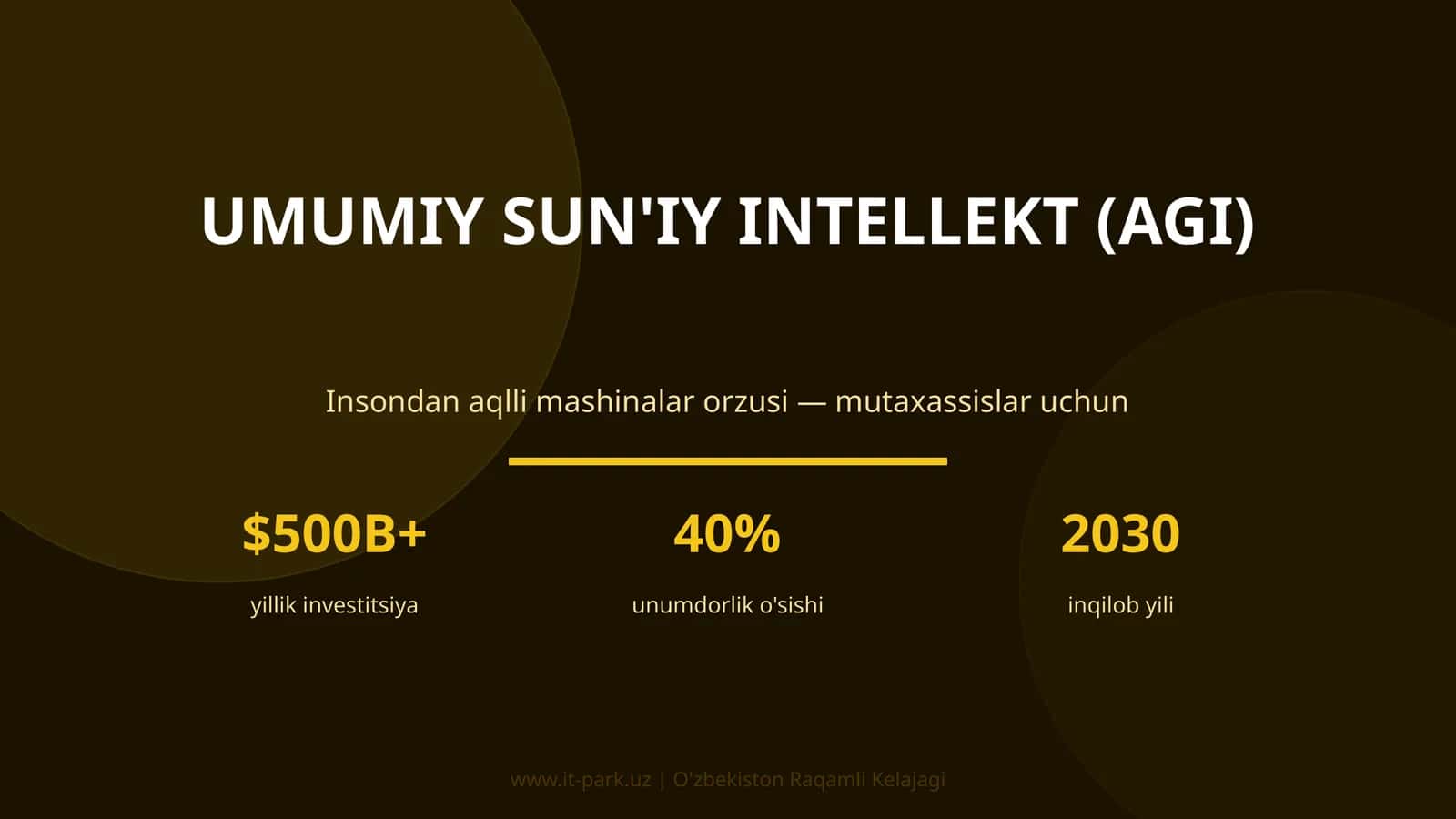 UMUMIY SUN'IY INTELLEKT (AGI)